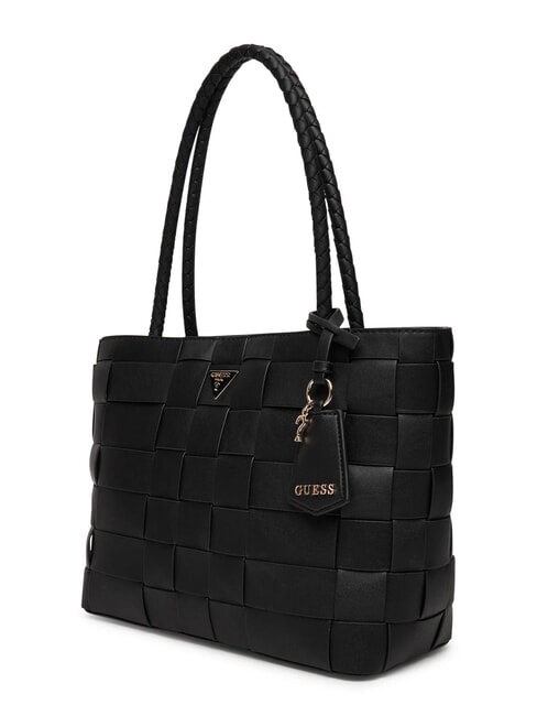 MAYLEE Woven shopping bag BLACK - Women’s Bags