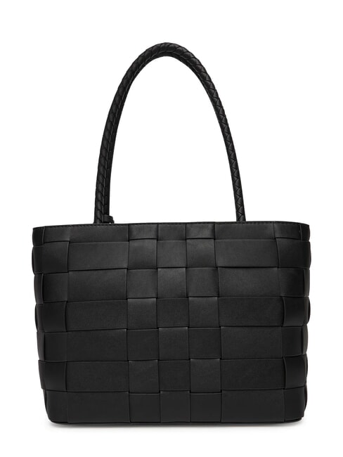 MAYLEE Woven shopping bag BLACK - Women’s Bags
