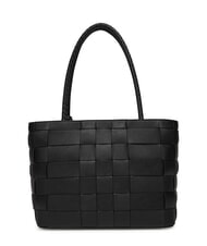 GUESS MAYLEE Woven shopping bag BLACK - Women’s Bags - 4
