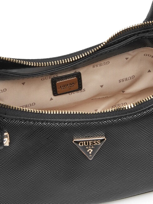 ROSALBA Saffiano print shoulder bag BLACK - Women’s Bags