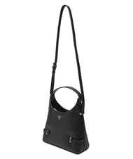 GUESS GIULLY 2 Saffiano print bag with shoulder strap BLACK - Women’s Bags - 3