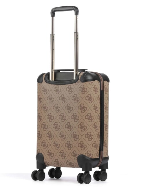 BERTA 18 Hand luggage trolley latte logo / brown - Hand luggage