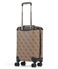 GUESS BERTA 18 Hand luggage trolley latte logo / brown - Hand luggage - 3
