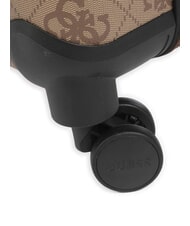 GUESS BERTA 18 Hand luggage trolley latte logo / brown - Hand luggage - 5
