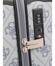 GUESS BERTA 18 Hand luggage trolley slate logo - Hand luggage - 4