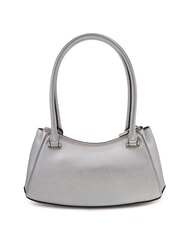 GUESS ROSALBA Saffiano print shoulder bag SILVER - Women’s Bags - 2