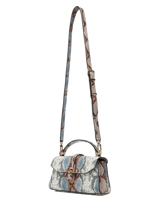 QUEENSLAND Handbag with shoulder strap misty blue multi - Women’s Bags