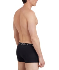 GUESS PLACED LOGO 3 pairs of boxers jetbla - Men's briefs - 3