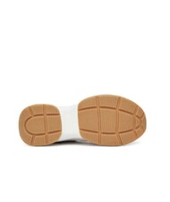 GUESS HAPYY3 Sneakers with peony logo inserts White / Brown - Women’s shoes - 6