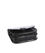 THE BRIDGE STORY DONNA Mini shoulder bag, in leather Black Gold - Women’s Bags - 4