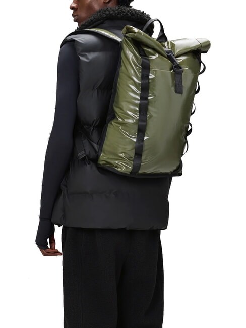 SIBU ROLLTOP  Waterproof 13" Laptop Backpack marsh - Laptop backpacks