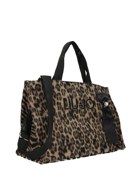 ANIMALIER Shoulder tote bag brown animalier - Women&rsquo;s Bags
