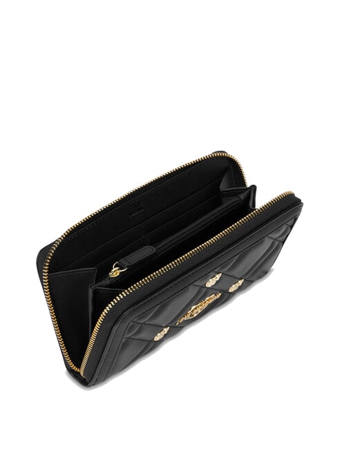 SWEET STUDS Large zip-around wallet Black - Women’s Wallets