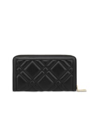 LOVE MOSCHINO SWEET STUDS Large zip-around wallet Black - Women’s Wallets - 4