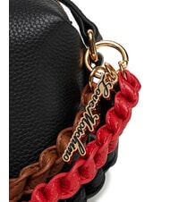 LOVE MOSCHINO LEGACY Camera case bag with charms Black - Women’s Bags - 4