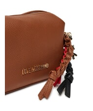 LOVE MOSCHINO LEGACY Camera case bag with charms camel2 - Women&rsquo;s Bags - 4
