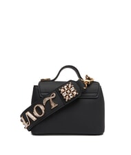 LOVE MOSCHINO SPARKLE Mini bag with jewel applications Black - Women’s Bags - 2