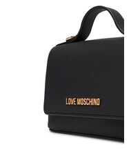 LOVE MOSCHINO SPARKLE Mini bag with jewel applications Black - Women’s Bags - 4