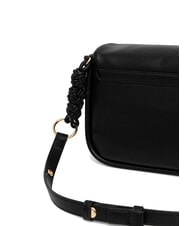 LOVE MOSCHINO SMART DAILY Shoulder bag with woven pattern Black - Women’s Bags - 4