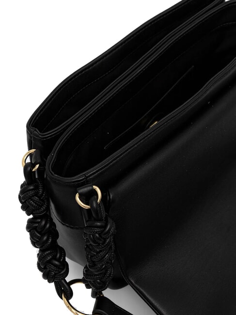 SMART DAILY Shoulder bag with woven pattern Black - Women’s Bags