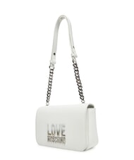 LOVE MOSCHINO LETTERING BICOLOR Shoulder bag White - Women&rsquo;s Bags - 3