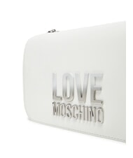 LOVE MOSCHINO LETTERING BICOLOR Shoulder bag White - Women&rsquo;s Bags - 4