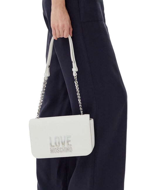 LETTERING BICOLOR Shoulder bag White - Women&rsquo;s Bags