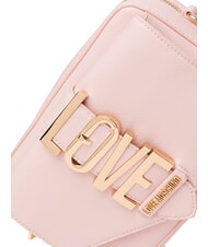 LOVE MOSCHINO VERTICAL LOGO Mini Shoulder Bag face powder - Women’s Bags - 3