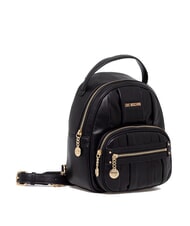 LOVE MOSCHINO BAGGY Backpack with pocket Black - Women’s Bags - 2