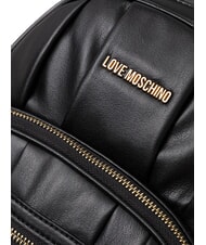 LOVE MOSCHINO BAGGY Backpack with pocket Black - Women’s Bags - 4