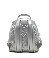 LOVE MOSCHINO QUILTED Quilted backpack silver - Women’s Bags - 2