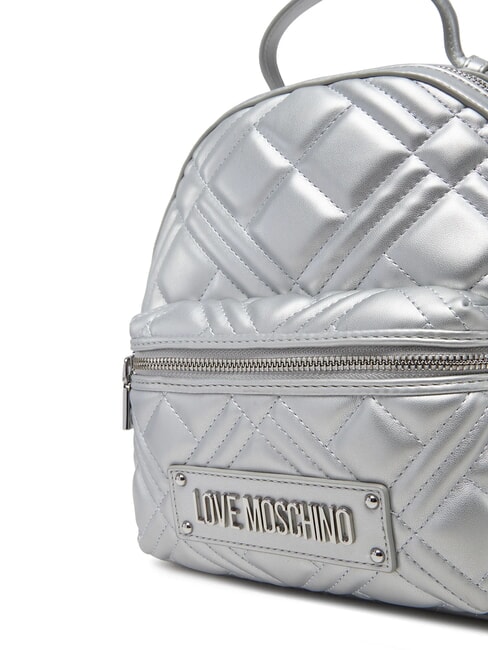 QUILTED Quilted backpack silver - Women’s Bags