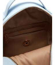 LOVE MOSCHINO LETTERING Backpack Light blue - Women’s Bags - 5