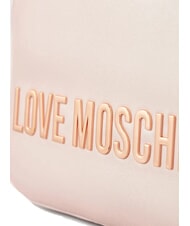 LOVE MOSCHINO LOGO LETTERING Backpack powder - Women’s Bags - 4