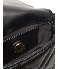 LOVE MOSCHINO SWEET STUDS Mini shoulder bag with studs Black - Women’s Bags - 5