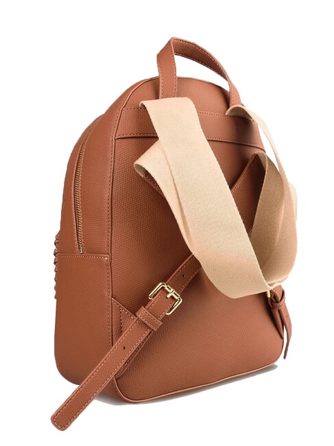 BRAIDED Backpack with pocket camel - Women&rsquo;s Bags