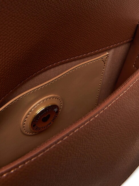 BRAIDED Shoulder bag with flap camel - Women’s Bags