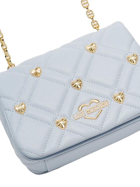 SWEET STUDS Mini shoulder bag with studs Light blue - Women&rsquo;s Bags