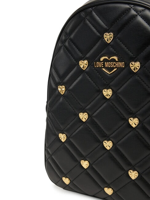 SWEET STUDS Backpack with heart studs Black - Women’s Bags
