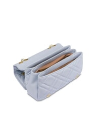 LOVE MOSCHINO SWEET STUDS Shoulder bag with chain Light blue - Women&rsquo;s Bags - 4