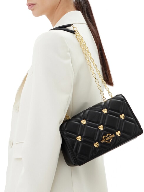 SWEET STUDS Shoulder bag with chain Black - Women’s Bags