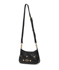 LOVE MOSCHINO SWEET STUDS Shoulder bag with shoulder strap Black - Women’s Bags - 3