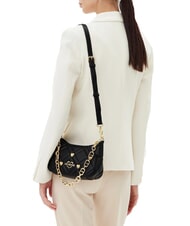 LOVE MOSCHINO SWEET STUDS Shoulder bag with shoulder strap Black - Women’s Bags - 6