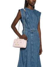 LOVE MOSCHINO SWEET STUDS Shoulder bag with chain face powder - Women&rsquo;s Bags - 5