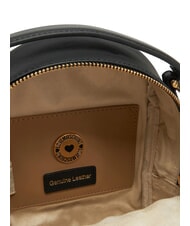 LOVE MOSCHINO SMART DAILY Mini backpack with studs Black - Women’s Bags - 5