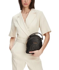 LOVE MOSCHINO SMART DAILY Mini backpack with studs Black - Women’s Bags - 6