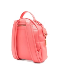 LOVE MOSCHINO LOVE EMBOSSED Backpack with stitched logo coral - Women’s Bags - 2