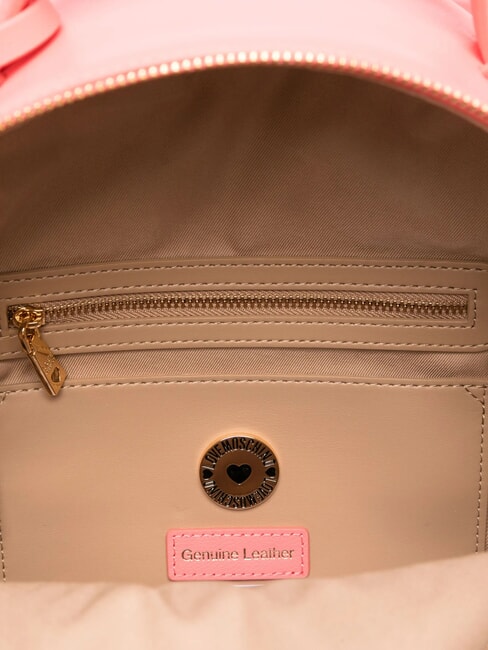 LOVE EMBOSSED Backpack with stitched logo coral - Women’s Bags