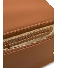 LOVE MOSCHINO LAMINATED BOLD LOVE Shoulder bag with flap camel - Women&rsquo;s Bags - 5