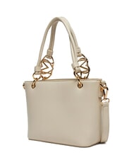 LOVE MOSCHINO LOVE CHAIN STRAP Shopping bag with shoulder strap ivory - Women’s Bags - 2